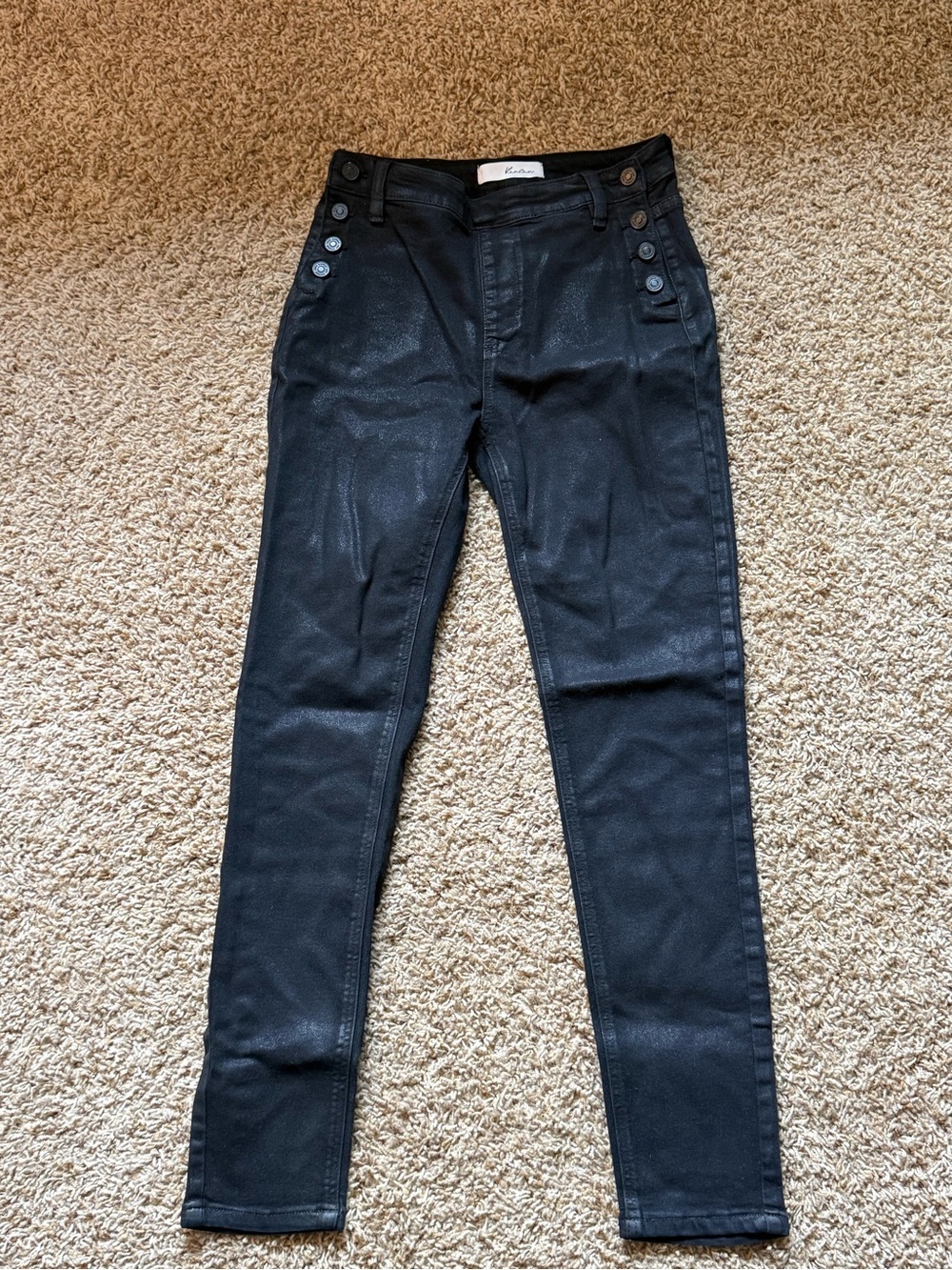 Kancan Black High-Rise Skinny Pants
